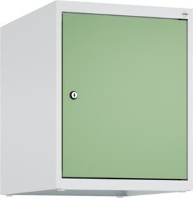 C+P Aufsatzschrank 7035/6011 mit Zylinderschloss und 1 Abteil, B/T/H: 50 x 40 x 50 cm - Bild 1