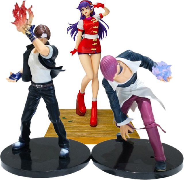 SNK The King of Fighters 98 Gk Statue Actionfiguren Kyo Kusanagi und Iori Yagami aus PVC in Multicolor - Bild 1