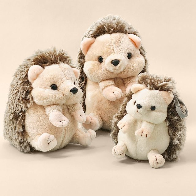 Igel Plüschtier, Stofftier, Braun - Bild 1