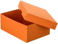 Falken Aufbewahrungsbox PureBox für Dokumente in Orange, B/H/T: 18 x 25 x 10 cm - Bild 1