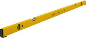Stabila Wasserwaage Type 70 P-2-2 in Gelb mit Abstandhaltern, Länge: 180 cm - Bild 1