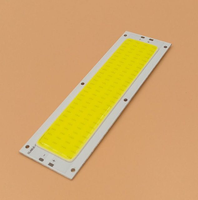 Ultraheller COB-LED-Lichtstreifen 12W mit 1300LM, 12V DC, Farbe: Weiß, B/H: 120 x 36 mm - Bild 1