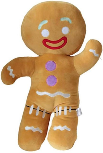 Yiran toy Ins Lebkuchenmann Plüsch Keks Shrek, Stoffpuppe, 50cm, ab 3 Jahren - Bild 1
