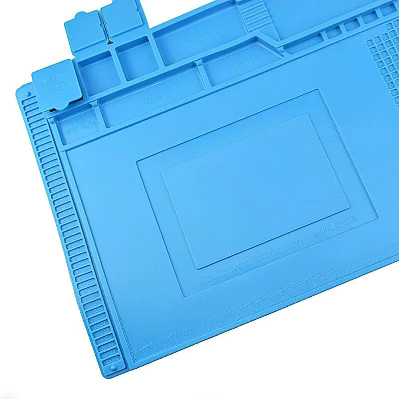 WHOOPEE Silikon-Lötmatte als Wärmeisolierung und Schweißmatte in Blau für Handy-Reparaturwerkzeug - Bild 2