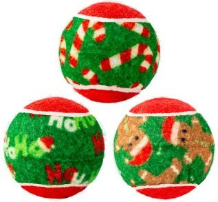 KONG Holiday SqueakAir Balls M, 6 Stück - Bild 1