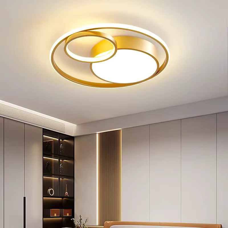 JIANKEXING LED-Deckenleuchte in Ringform, minimalistisches Design in Weiß für Schlafzimmer und Wohnzimmer - Bild 3