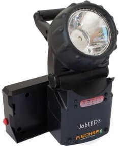 FiSCHER LED-Handscheinwerfer JOBLED2.V3 in Orange und Schwarz mit Notlichtfunktion - Bild 1