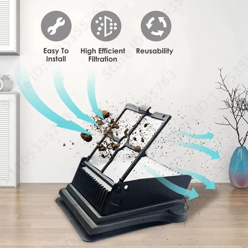 QIXIAO Zubehör-Set für Tineco S6 Pro, S6, S7 Pro, S7 und S7 Flashdry Nass-Trocken-Staubsauger mit Rollenbürste und HEPA-Filter - Bild 4
