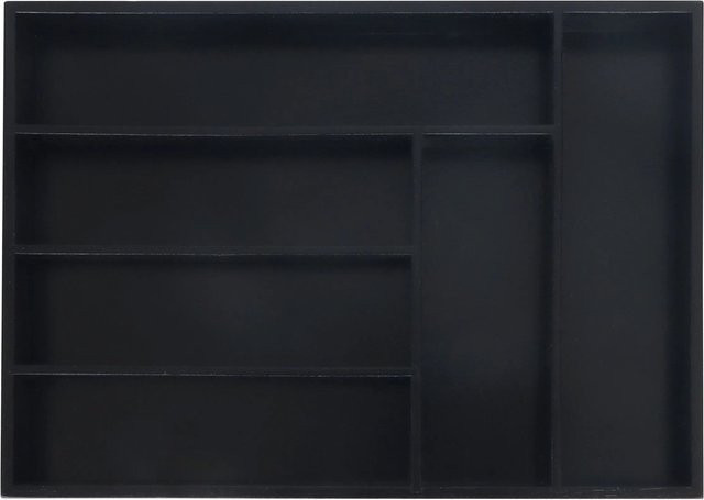 Relaxdays Besteckkasten aus Bambus mit 6 Fächern, B/T/H: 35,5 x 25,5 x 5 cm - Bild 1