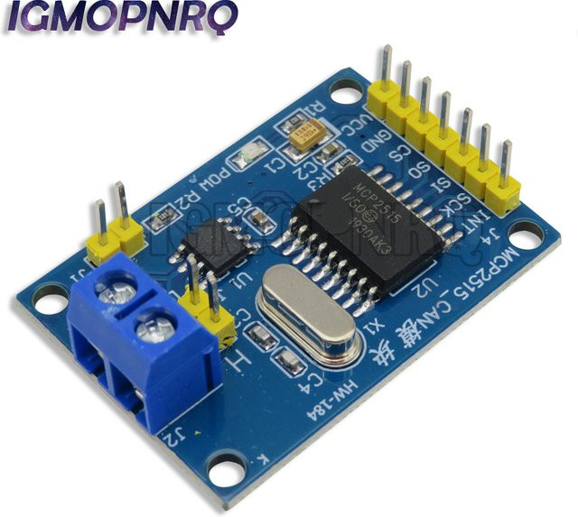 PUMUDDSY MCP2515 5V CAN Bus Modul mit TJA1050 Empfänger und SPI Schnittstelle für Arduino DIY Kits und MCU ARM Controller in Blau - Bild 1