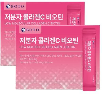 BOTO Kollagen Vitamin C mit Biotin, 90 Sticks - Bild 1