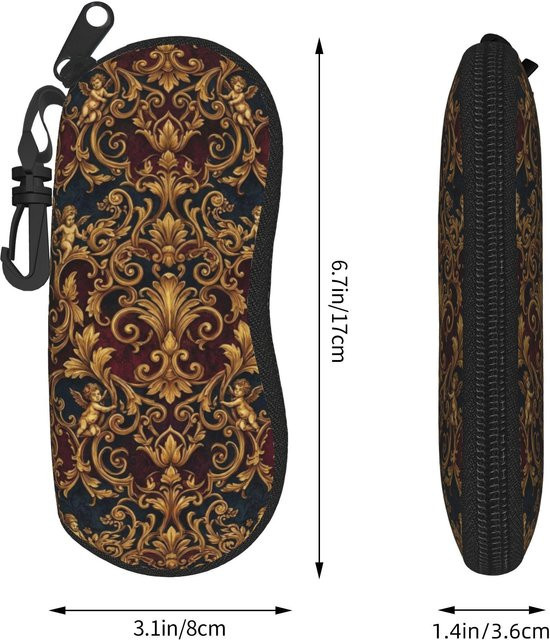 Fancy Style Studio Brillenetui, Brown, Multicolour - Bild 1