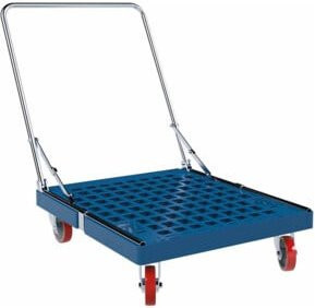 HMH Rollplatte KU mit klappbarem Schiebebügel, Farbe Blau, B/T: 72,4 x 81,5 cm - Bild 1