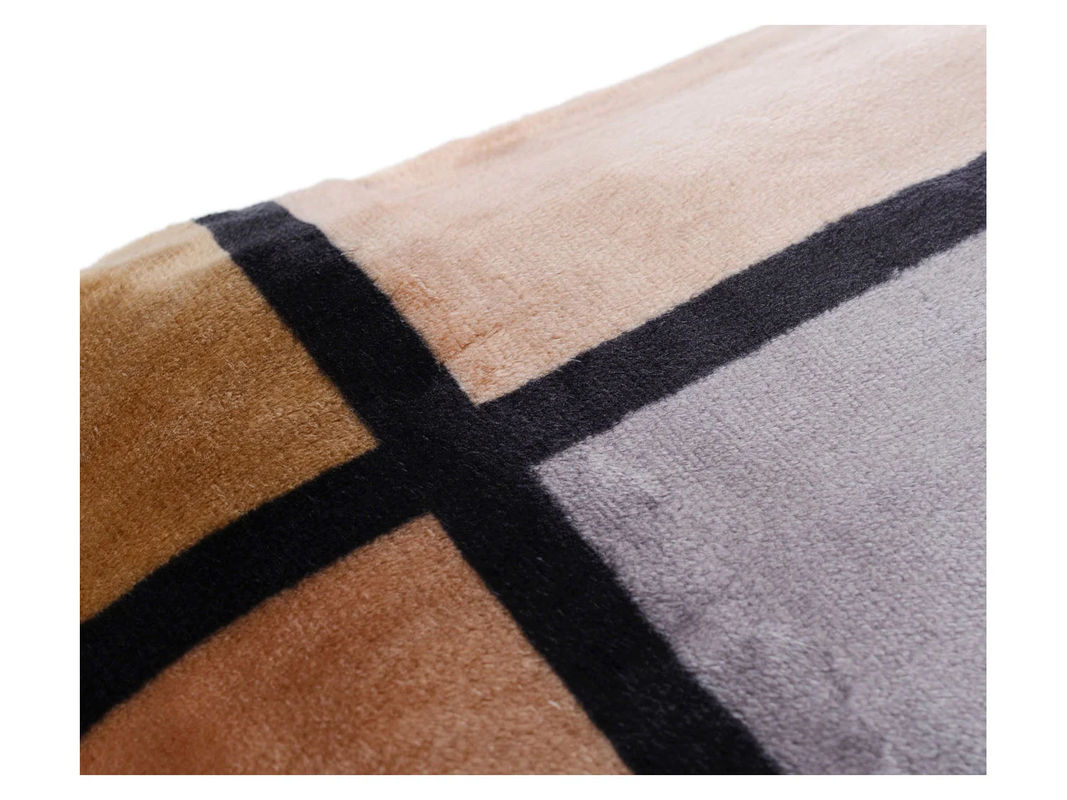 GÖZZE Deko mit Cashmere-Feeling in Taupe, Creme und Schoko, B/T: 200 x 150 cm - Bild 3