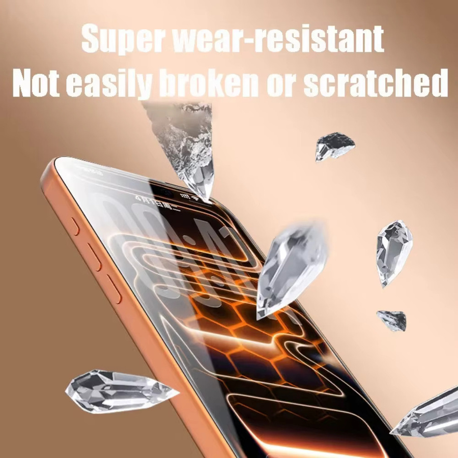NNBILI 2er-Pack Vollflächiger Sichtschutz aus gehärtetem Glas für iPhone 17 16 15 14 13 12 11 Pro Max, transparent und hüllenfreundlich - Bild 5