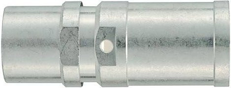 Harting Crimpkontakt 650A Buchse aus Messing in Silber 09110006268 - Bild 1