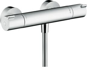 Hansgrohe Ecostat Duschthermostat Armatur Aufputz in Chrom mit Safety Stop und Wassersparfunktion - Bild 1