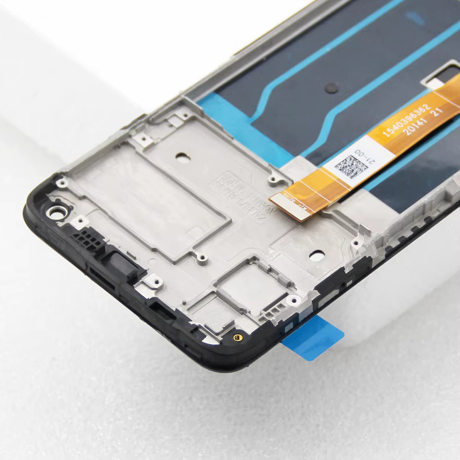 Oppo Realme 6 RMX 2001 Ersatz LCD-Display mit Touchscreen und Rahmenbaugruppe in Schwarz, 6,5 Zoll - Bild 5