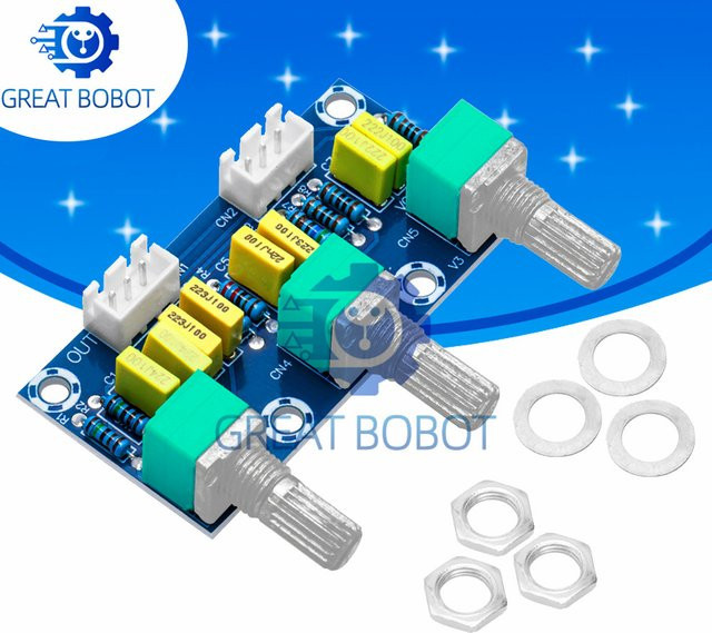 Baishundianzi XH-M802 Passiver Tone-Board-Verstärker Leistungsmodul für DIY-Elektronikprojekte - Bild 1