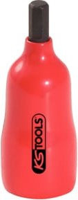 KS Tools Isolierte Bit-Stecknuss Innensechskant 3mm in Rot 1/4" - Bild 1