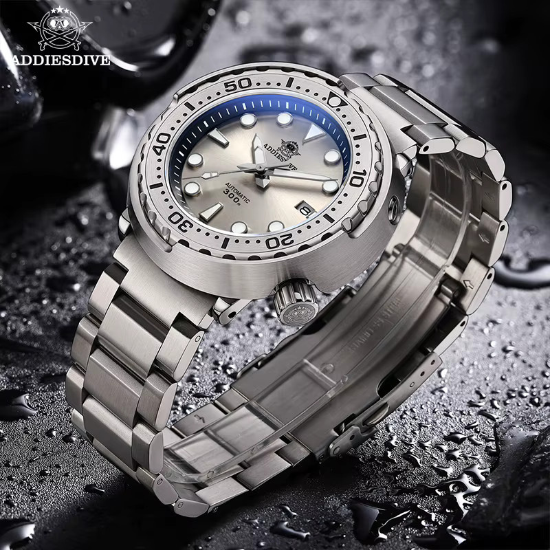 ADDIESDIVE Armbanduhr, Automatik, Edelstahl, Saphirglas, Herren - Bild 4