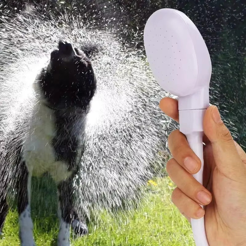 Multifunktionaler Wasserhahn Extender von VIE LENTE in Weiß für das Haarewaschen und Haustierbaden - Bild 2