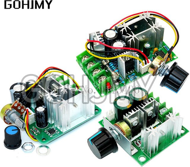 GOHJMY PWM Gleichstrom Motor Drehzahlregler für 6-90V Hochleistungs Antriebsmodul - Bild 1