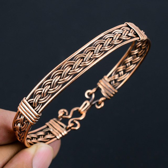 Copperie Armreif, Kupfer, Roségold, Damen, verstellbar - Bild 1