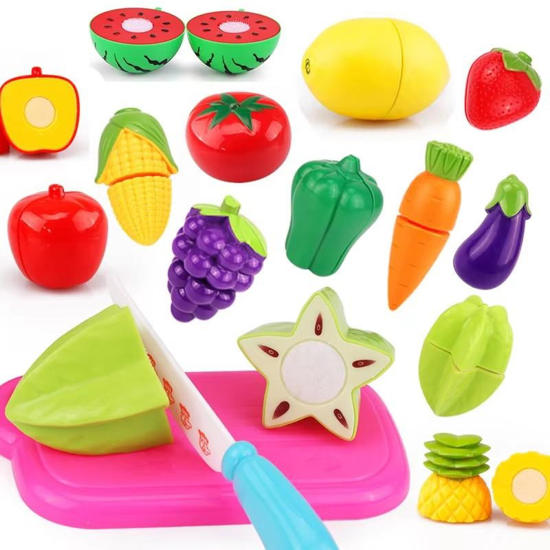 Simuliertes Obst- und Gemüseschneiden Spielzeug, Rollenspiel, ab 6 Jahren - Bild 3