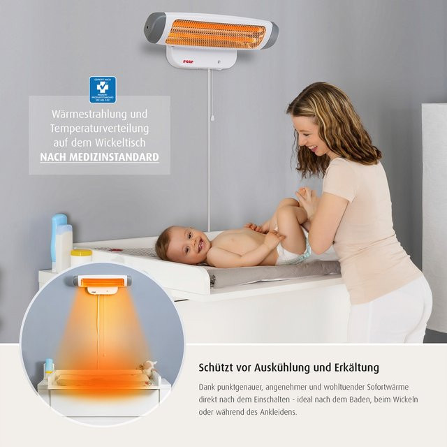 Reer Wandheizstrahler FeelWell mit Abschaltautomatik - Bild 1