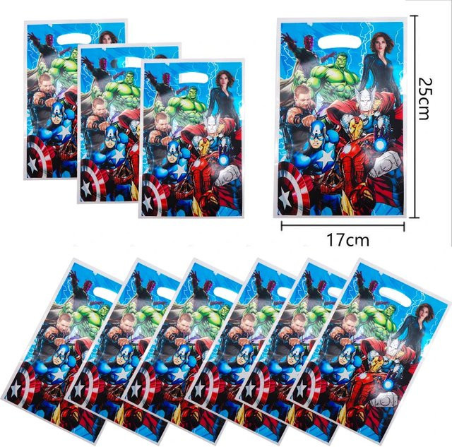 Hasbro The Avengers Party-Geschenktüten mit Griffen, 10/20/30 Stück - Bild 1
