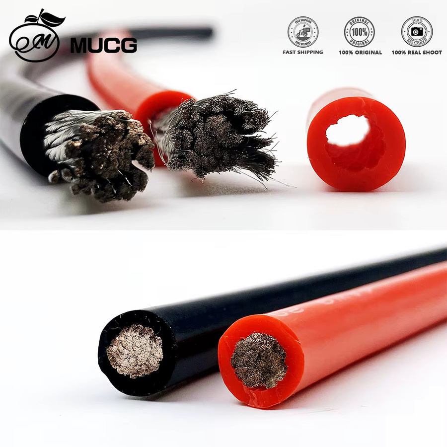 MUCG Silikonkabel Schwarz-Rot Superweiches DC-Batteriekabel für Hochleistungs-Elektroinstallationen - Bild 4
