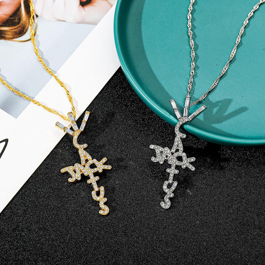 Scott Cactus Jack Anhänger Halskette, Gold, Zirkonia, Unisex - Bild 2