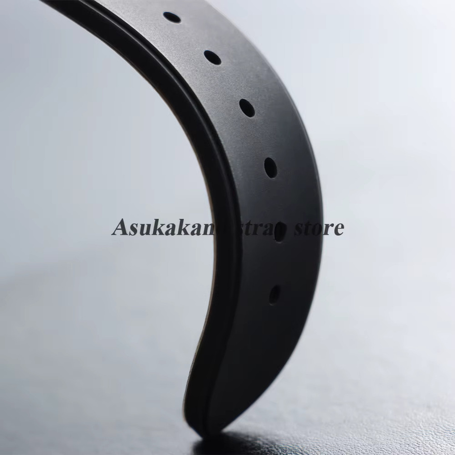 asukaband Uhrenarmband Silikon, Schmetterlingsschnalle, Herren - Bild 2