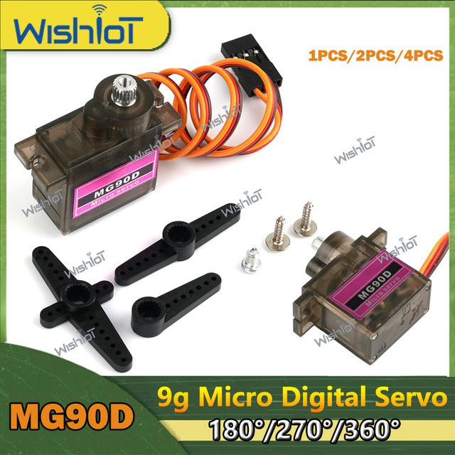 wishiot Micro Digital Servo Motor, Metall, DIY Spielzeug Servos - Bild 1