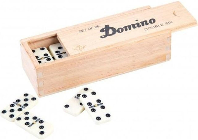 Matgames Domino Doppel 6, 28 Steine, weiß, ab 6 Jahren - Bild 1