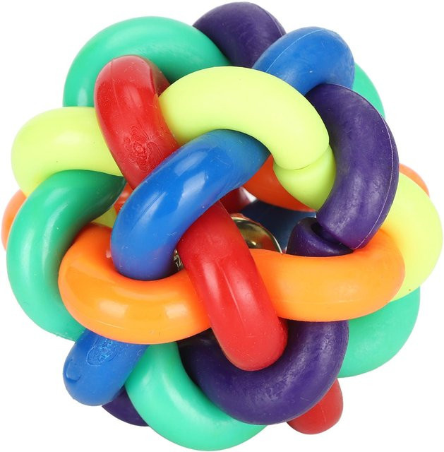 mfySpace Spielzeugball, mittelgroß, bunt, blau, zerlegbar, weich - Bild 1