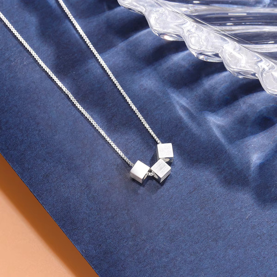 GaGa-Duck Halskette, 925 Silber, geometrisch, Unisex - Bild 4