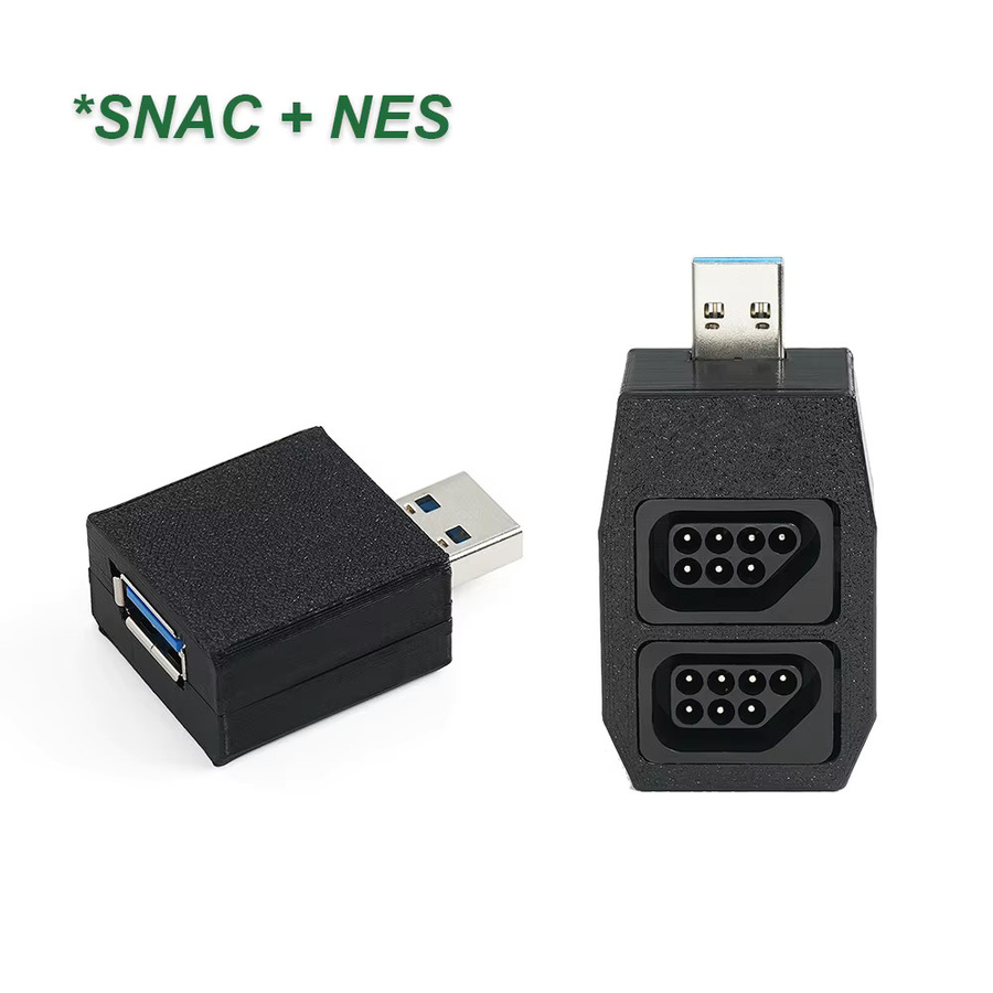 Apexneer 2-Player Game Controller SNAC Adapter für SNES/NES Joystick Converter für MiSTer FPGA, Schwarz - Bild 4