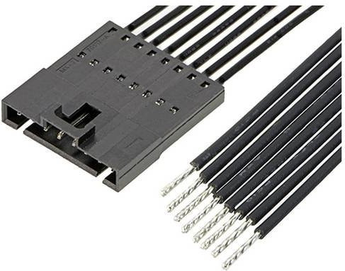 Molex Stiftgehäuse-Kabel 216273-1082 in Schwarz - Bild 1