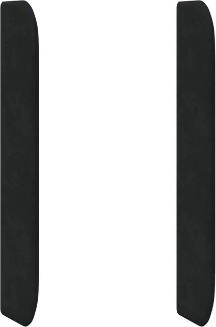 vidaXL Kopfteil Ohr in Schwarz aus Samt, B/H/T: 80 x 16 x 4 cm - Bild 1