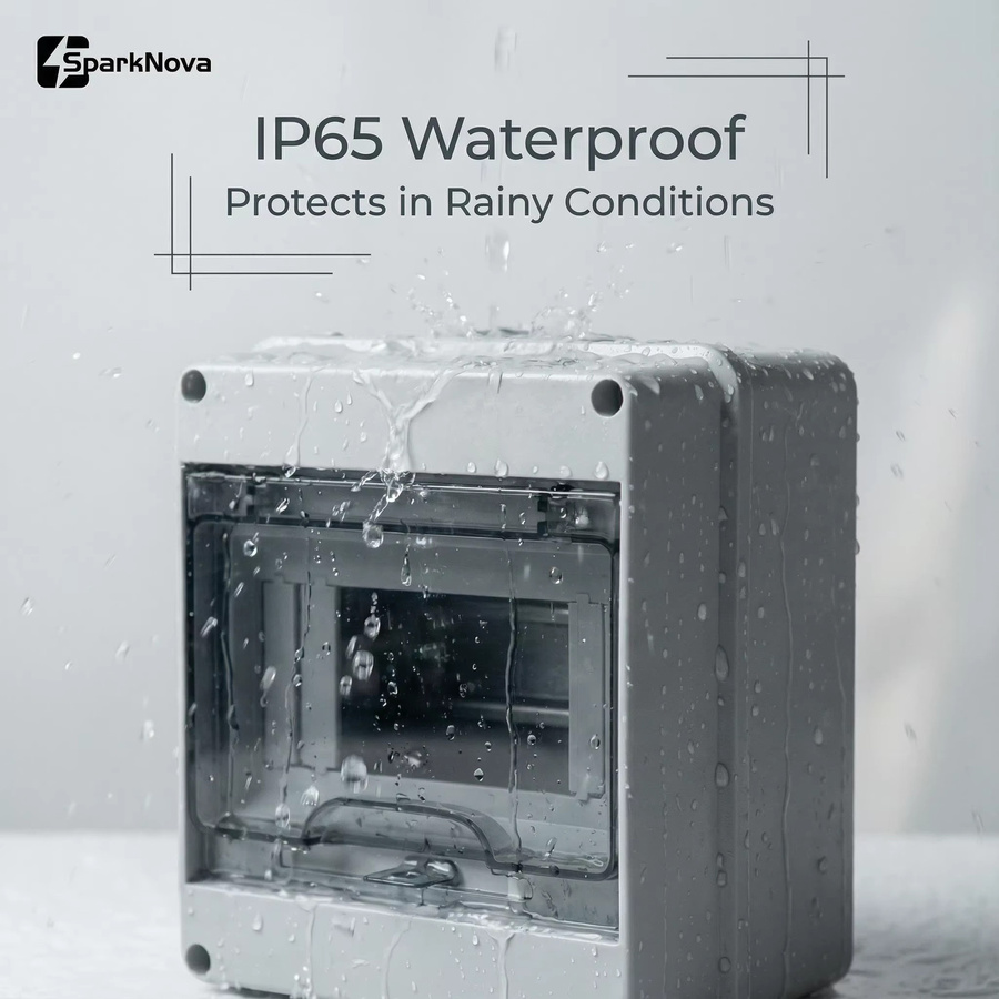SparkNova IP65 Wasserdichte elektrische Anschlussdose aus ABS-Kunststoff als Verteilerplatine für CCTV- und Solarsysteme - Bild 2
