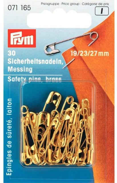 Prym Sicherheitsnadeln Gold Größe 3, 30 Stück - Bild 1