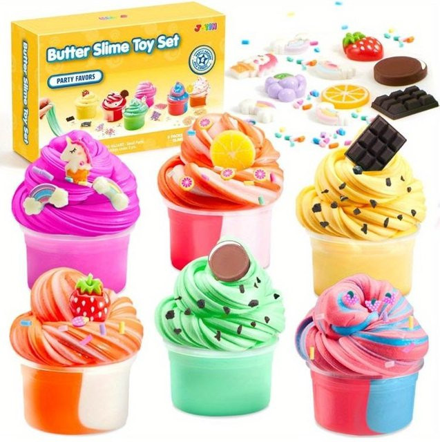 Discover Intime Butter-Schleim, 6er-Pack, ab 6 Jahren, bunt/mehrfarbig - Bild 1
