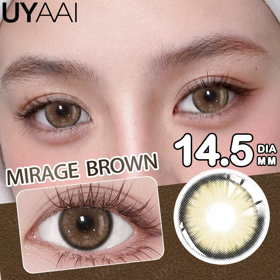 UYAAI Mirage Brown farbige Kontaktlinsen - Bild 1