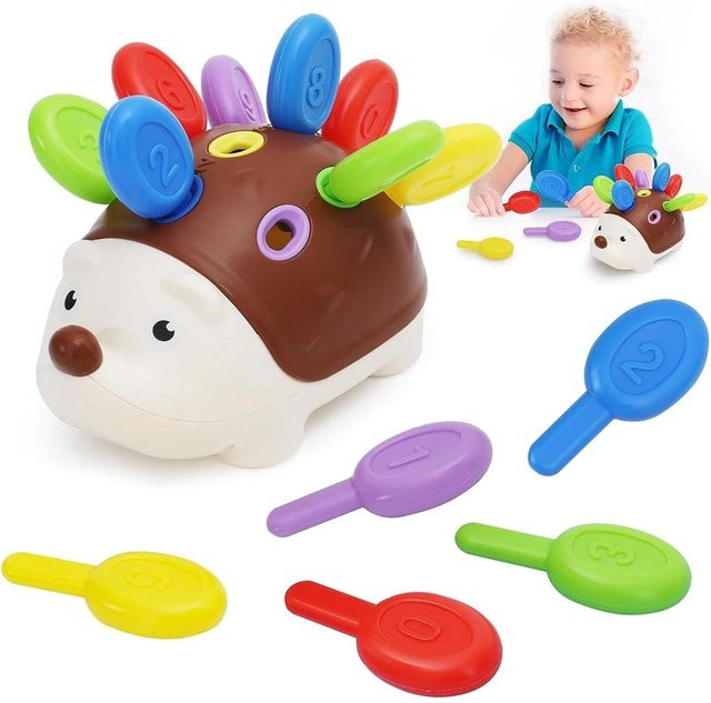 Linyi toy Tiere Spielset Igel Natur Bunt / Mehrfarbig 0-3 Jahre - Bild 1