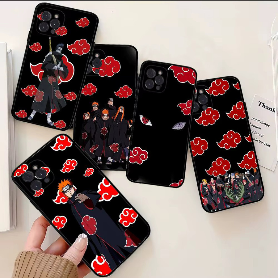 Akatsukies Handyhülle Shell Cover Case für iPhone 17 16 15 14 13 12 11 Pro Max Plus in Schwarz - Bild 2