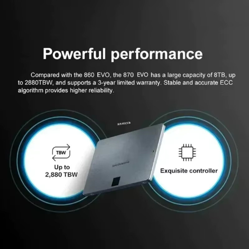 Samsung 870 EVO SATA III 2,5 Zoll Interne SSD mit 4TB Speicherplatz - Bild 3