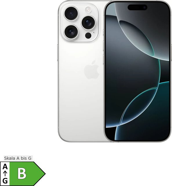 Apple iPhone 16 Pro Smartphone, 256 GB, Weiß, 5G - Bild 1