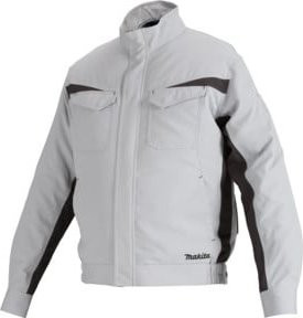 Makita Akku-Klimajacke in Weiß und Grau, Größe XL (DFJ213ZXL) - Bild 1